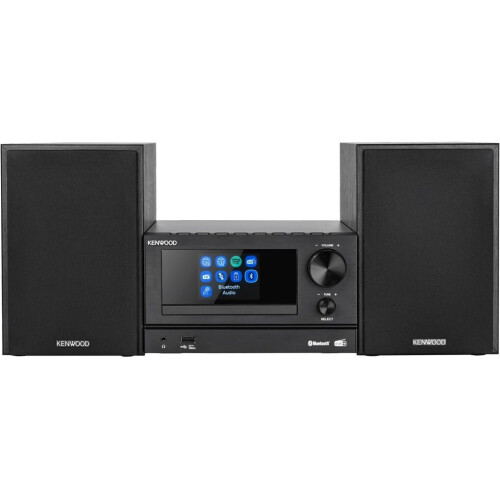 Kenwood M-7000S - Smart Micro Hifi System - Bluetooth Wi-Fi USB CD DAB+ FM - Zwart Tweedehands