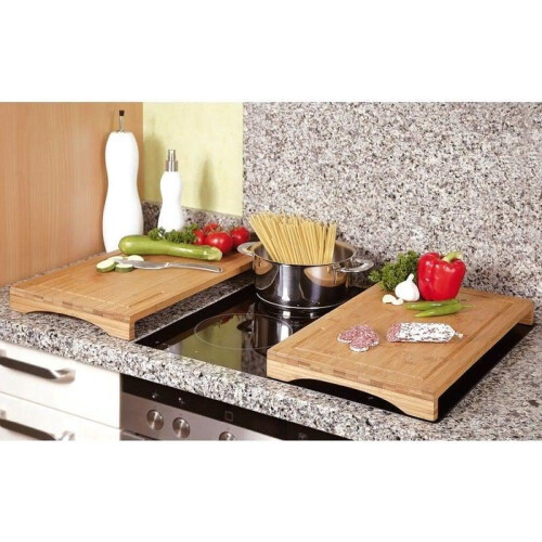 Kesper Bamboe - Snijplank met Saprand - 54 x 28 x 4,3 cm - Natuur Tweedehands