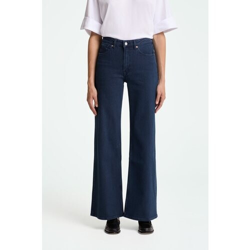 Kings of Indigo dames vegan Flared Jeans Jane Mid Indigo Cord Tweedehands