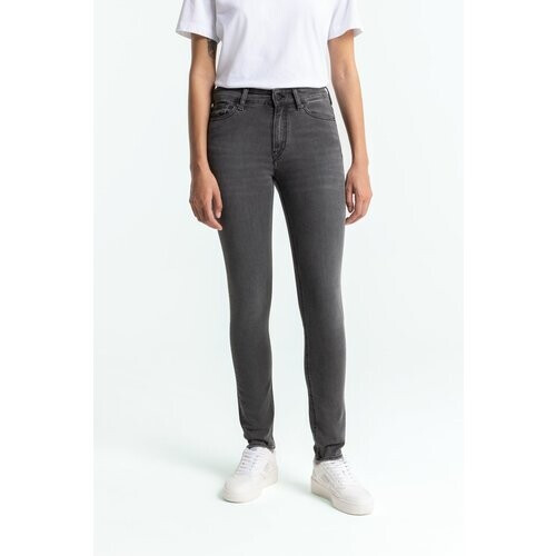Kings of Indigo dames vegan Jeans Juno Medium Washed Grijs Tweedehands