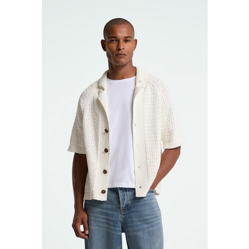 Kings of Indigo mannen vegan Vest Egino Wit Tweedehands