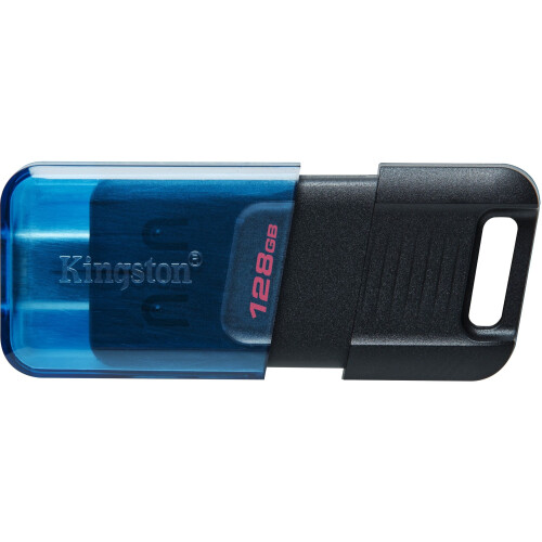 Kingston DataTraveler 80 - USB-C Stick 128GB - 200MB/s Lezen - Blauw
