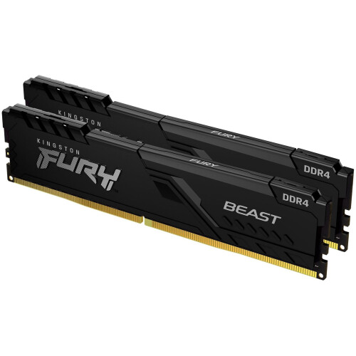 Kingston Fury Beast KF432C16BB1K2/32 - DDR4 DIMM Geheugenkit 32 GB 3200 MHz CL16 Tweedehands