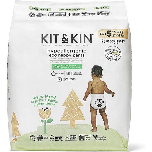 Kit & Kin Luierbroekjes - Maat 5 Junior 20 stuks Tweedehands