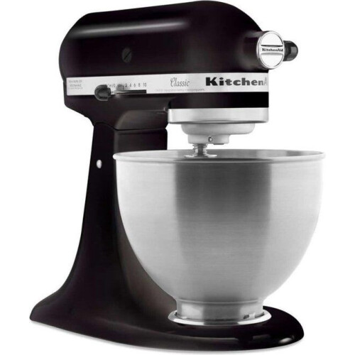 KitchenAid 5K45SSEBM Classic - Keukenmachine - 10 snelheden - Mat Zwart