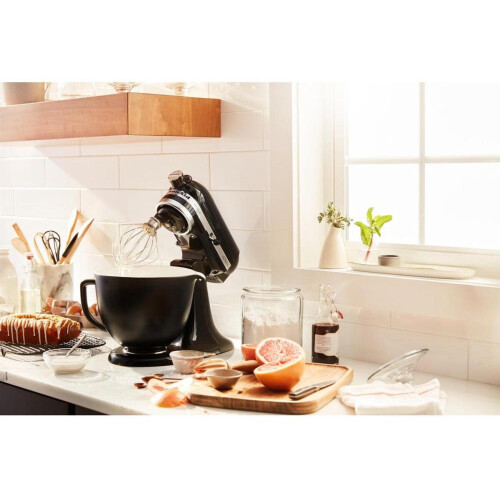 KitchenAid 5KSM2CB5BM - Keramische Beslagkom - 4,7L met schenktuit - Zwart