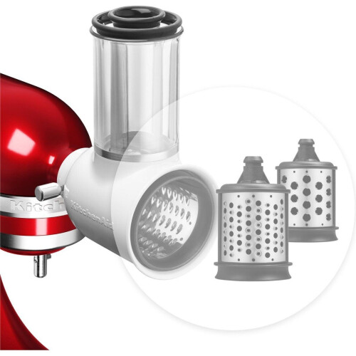 KitchenAid 5KSMEMVSC - Groente/kaas raspen uitbreidingsset - 3 trommels (set van 3) Tweedehands