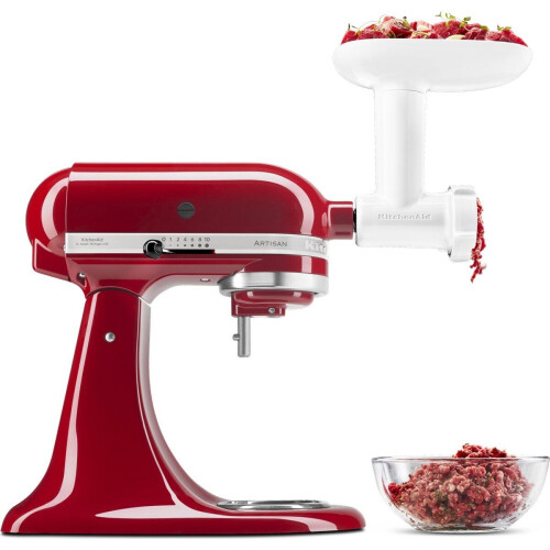 KitchenAid 5KSMFGA - Vleesmolen - Roestvrij staal - Wit Tweedehands