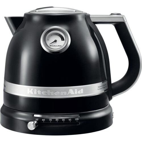 KitchenAid Artisan 5KEK1522 - Waterkoker 1,5L 3000W - Instelbare temperatuur - Onyx Zwart