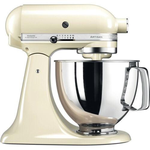 KitchenAid Artisan 5KSM125 - Keukenrobot 4,8L 300W - Roestvrijstalen kom - Amandelwit