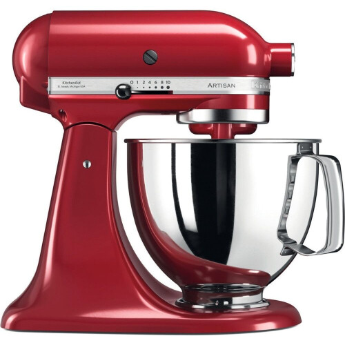KitchenAid Artisan 5KSM125 - Keukenrobot - 4,8L - 300W - Rood Tweedehands