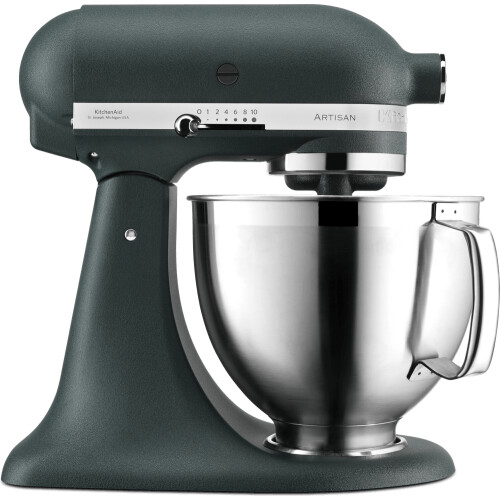 KitchenAid Artisan 5KSM185PSEPP - Mixer/keukenrobot - 300W - Roestvrijstaal - Pebbled palm