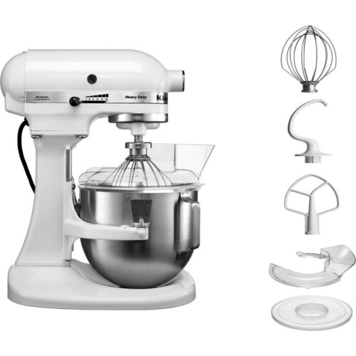 KitchenAid Heavy Duty Keukenmachine 5KPM5EWH - Keukenmachine 4.8 Liter - Wit,,, Tweedehands