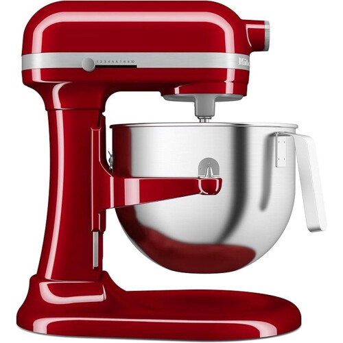 KitchenAid Artisan - Keukenmachine - 6,6L kom - 375 W - 11 snelheden - Keizerrood