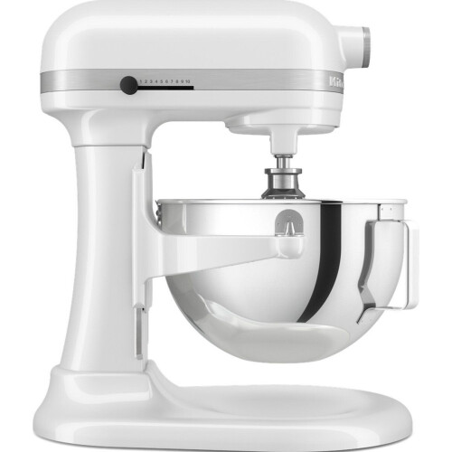 KitchenAid Keukenmachine 5KSM55SXXEWH - Heavy Duty - 375W 5,2L - Wit