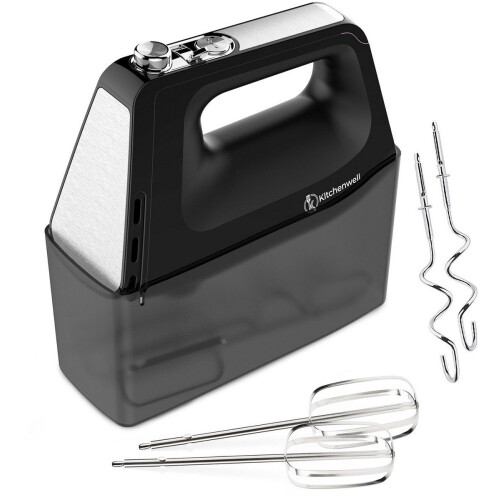 Kitchenwell Handmixer - 10 Snelheden met Turbofunctie - Vaatwasserbestendig - Zwart Tweedehands