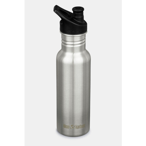 Klean Kanteen Classic Narrow 18Oz (W/Sport Cap) Zilver Tweedehands