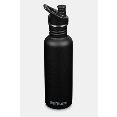 Klean Kanteen Classic Single Wall 27Oz 800Ml Sport Zwart Tweedehands