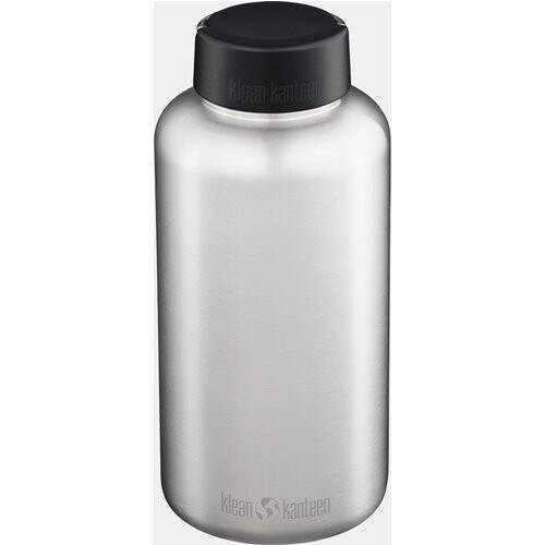 Klean Kanteen Classic Wide Met Ringdop 1900ML Zilver Tweedehands