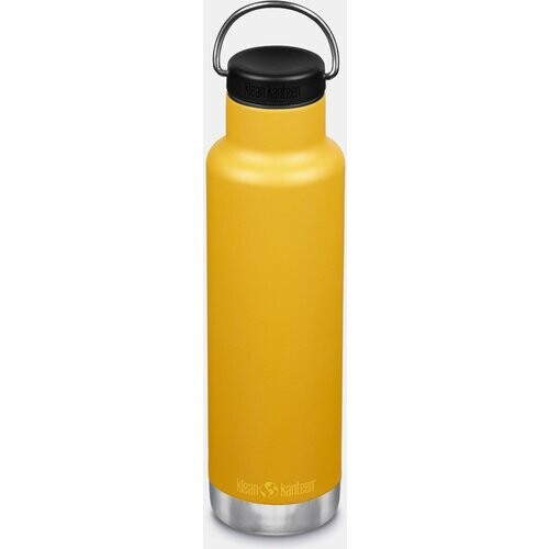 Klean Kanteen Insulated Classic 20Oz/592Ml (With Loop Cap) Donkergeel Tweedehands