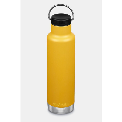 Klean Kanteen Insulated Classic 20Oz/592Ml (With Loop Cap) Donkergeel Tweedehands