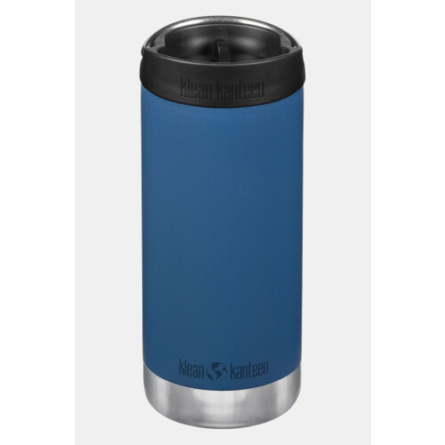 Klean Kanteen Tkwide 12Oz/355 Ml With Café Cap Blauw (Jeans) Tweedehands