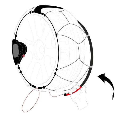 König Reflex Edge 602 - Sneeuwkettingen - Automatisch spansysteem - Geschikt voor beperkte wielhuisruimte Tweedehands