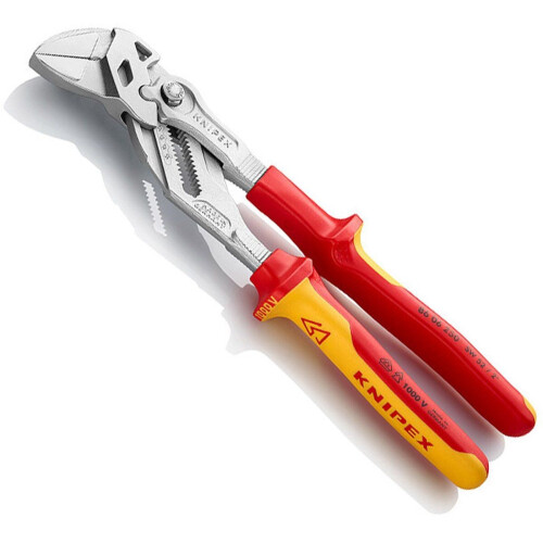 Knipex 8606250 - Tang 250 mm VDE-gekeurd - Gladde bekken - Verstelbaar