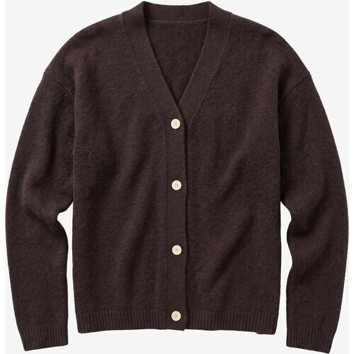 KnowledgeCotton Apparel dames vegan Cardigan Dames SoufflÃ© Garen Chocoladetaart Tweedehands