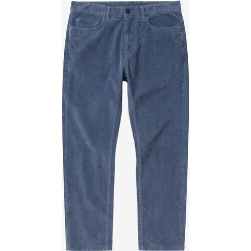 KnowledgeCotton Apparel mannen vegan Broek Oak Regular Corduroy Vintage Indigo Tweedehands