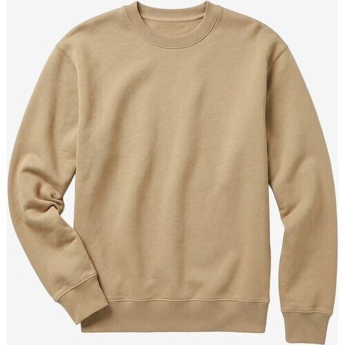 KnowledgeCotton Apparel mannen vegan Sweatshirt Relaxed Crew Neck Kelp Melange Tweedehands