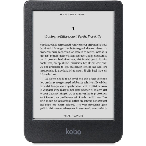 Kobo Clara BW - E-reader - 6"E Ink Carta 1300 HD - Zwart Tweedehands