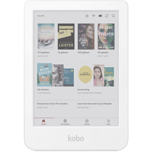 Kobo Clara Colour - E-reader - 6"E Ink Kaleido 3 - Wit Tweedehands