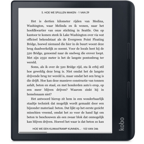 Kobo Sage - E-reader - 8 inch - 32 GB - Water- en stofbestendig