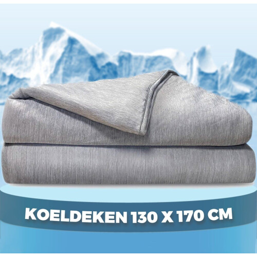 Koeldeken - Eenpersoons 130 x 170 cm - Grijs Tweedehands