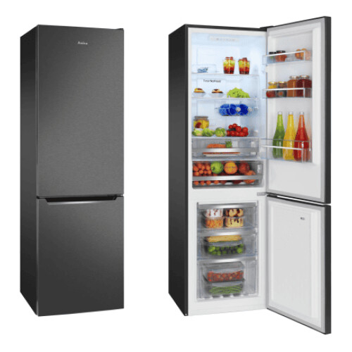 Amica KGC15495S - Koel-vriescombinatie - 250 L - 180 cm - antraciet