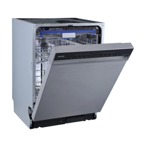 Koenic KDW 6041-1 C - Onderbouw Vaatwasser 60cm - Ecoprogramma - Zilver