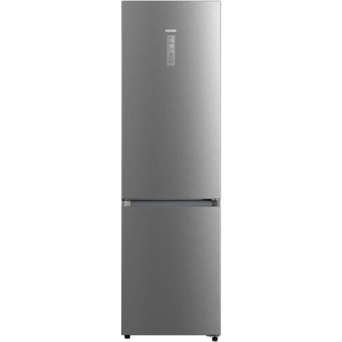 Koenic KFK 611 B NF IN - Koel-vriescombinatie - 201 cm - 378 liter - NoFrost - Grijs RVS Tweedehands