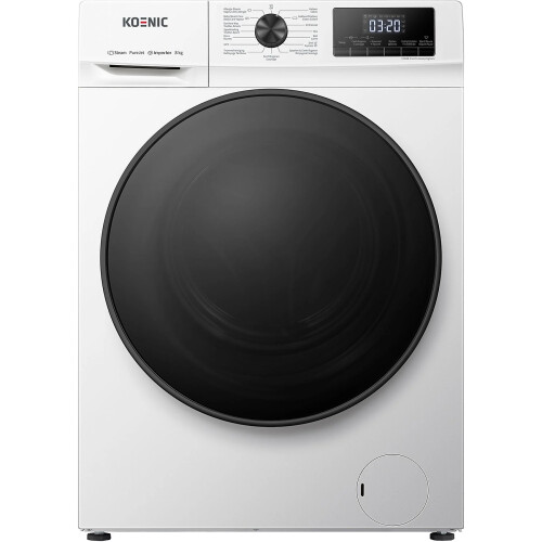 Koenic Kwm8136ainv - Wasmachine - 8 Kg - 1400 Tpm - Stoomfunctie - Energieklasse A - Wit | Nieuw (outlet)