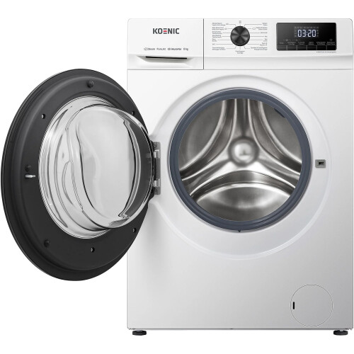 Koenic Kwm8136ainv - Wasmachine - 8 Kg - 1400 Tpm - Stoomfunctie - Energieklasse A - Wit | Nieuw (outlet)