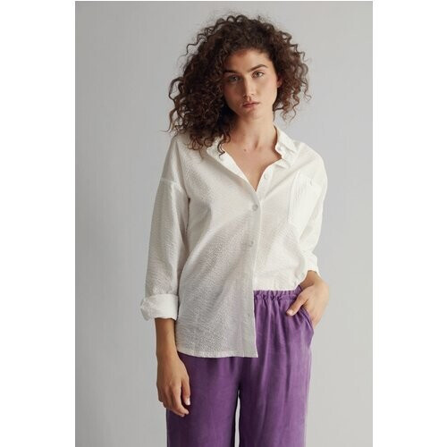 KOMODO dames vegan Blouse Hanako Wit Tweedehands