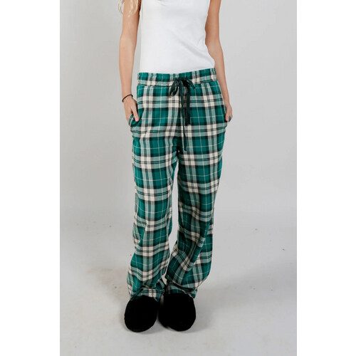 KOMODO dames vegan Broek Jim Jam Green Tweedehands