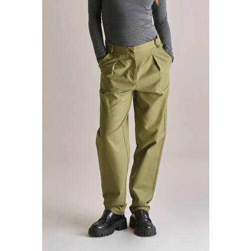 KOMODO dames vegan Broek Lyla Olijfgroen Tweedehands