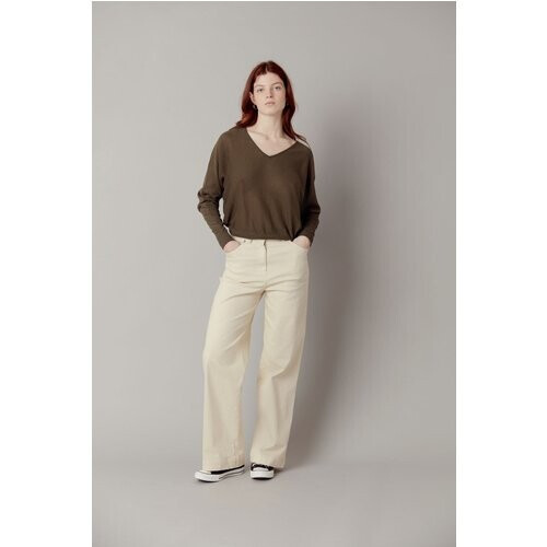 KOMODO dames vegan Broek Lynx Soft Putty Beige Tweedehands