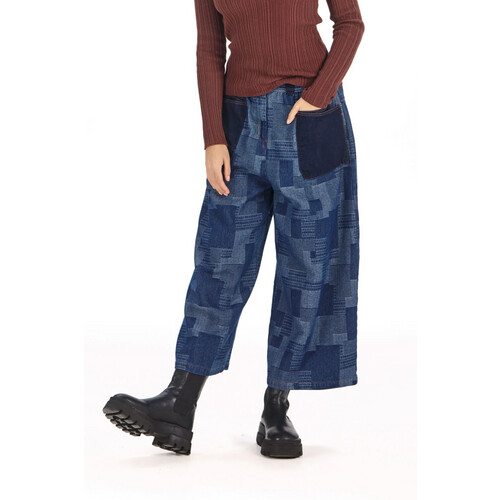 KOMODO dames vegan Broek Mollie Denim Blauw Tweedehands
