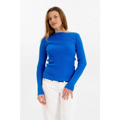 KOMODO dames vegan Geribde Top Wasabi Blauw Tweedehands
