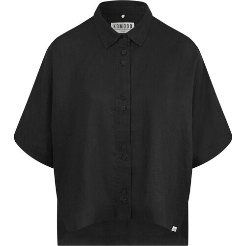 KOMODO dames vegan Hemdje Fleur Zwart Tweedehands