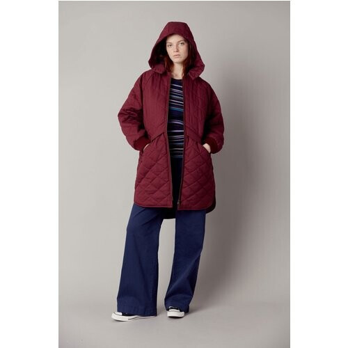 KOMODO dames vegan Jas Daniella Biologisch Katoen Wijnrood Tweedehands