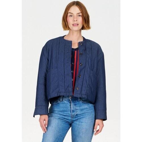 KOMODO dames vegan Jas Lottie Midwash Blauw Tweedehands