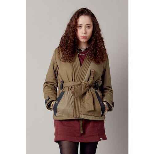 KOMODO dames vegan Jasje Zuri Biologisch Katoen Patchwork Groen Tweedehands